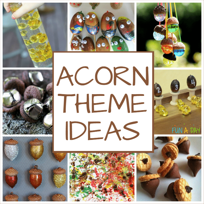 30 acorn crafts and activities for kids