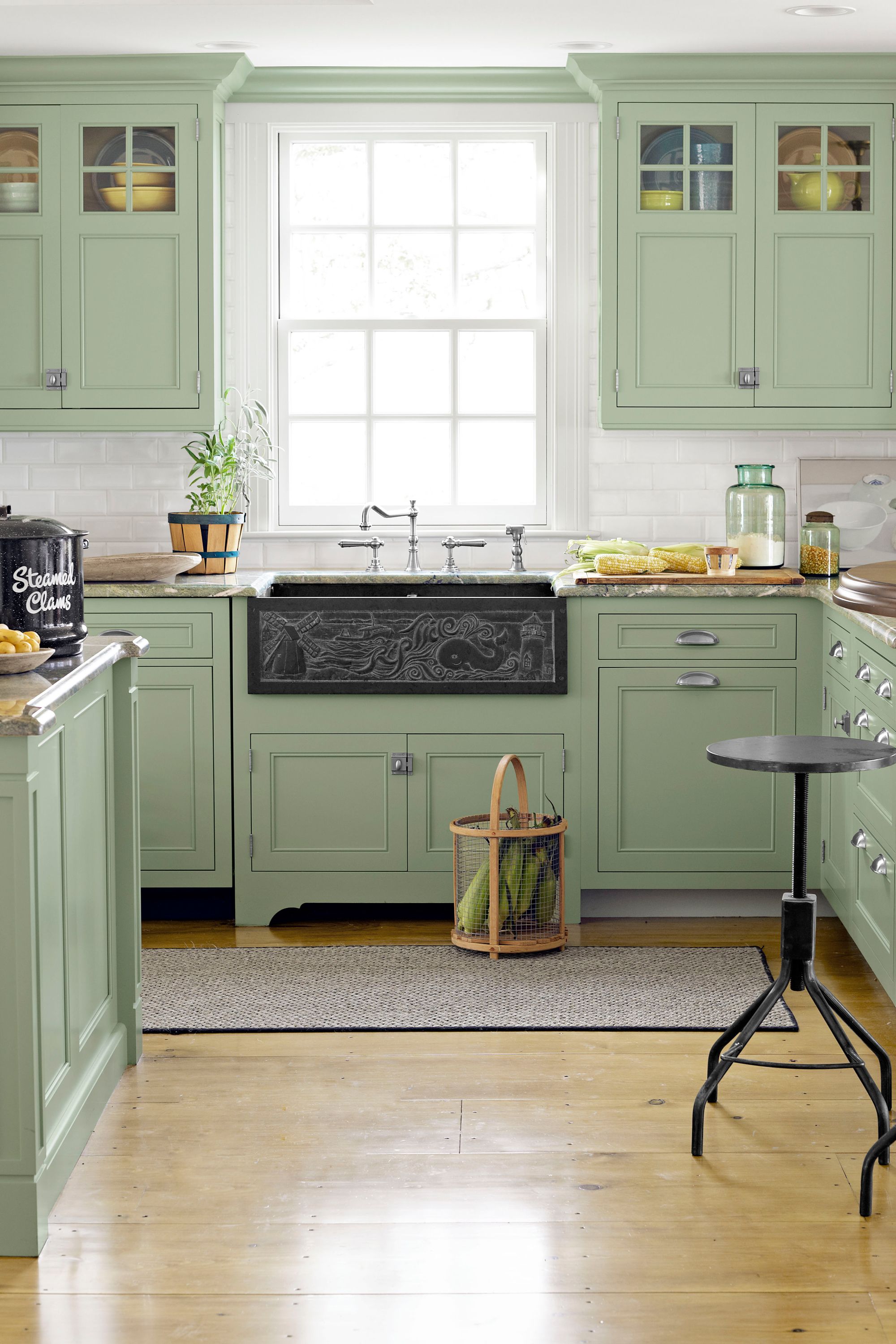 кухня в оливковых тонах дизайн фото