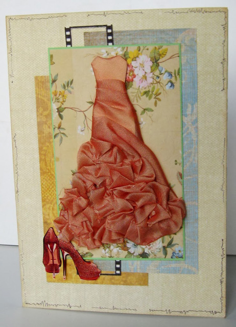 открытка с платьями на День Рождения 3