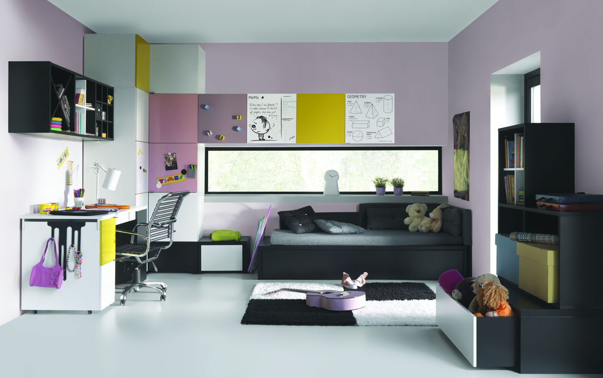 комнаты в стиле модерн для подростков