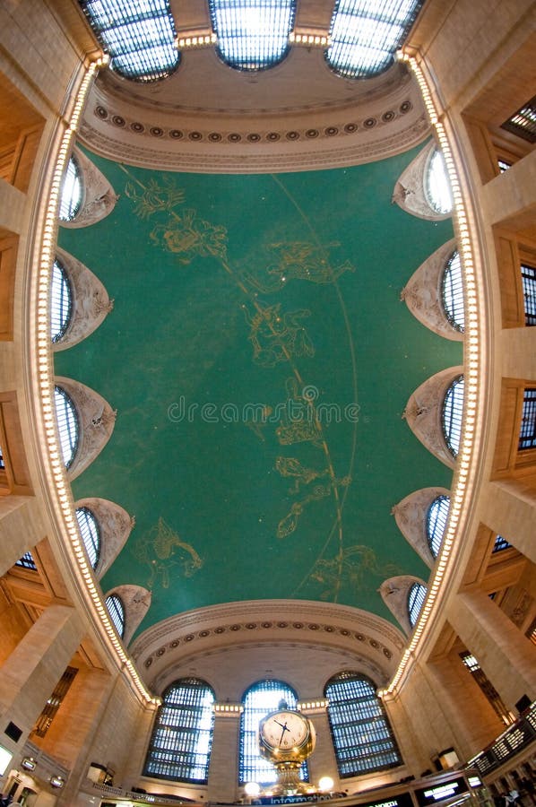 Grand Central Terminal ceiling royalty free stock photos