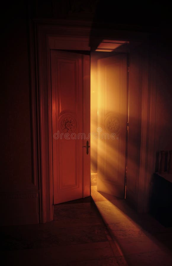 Heavenly rays of light stock images