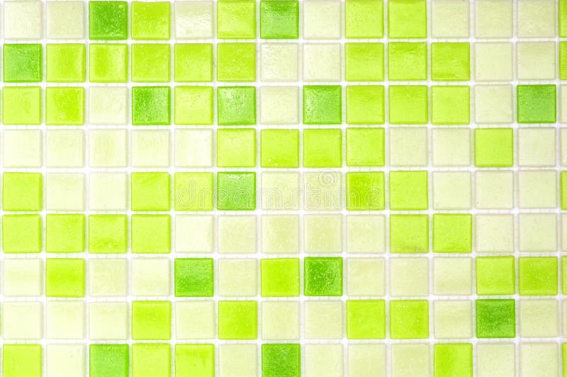 Mosaic of tiles. In the bathroom as a background stock images
