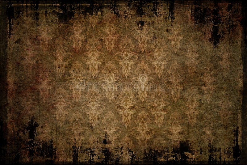 Vintage victorian wallpaper stock photography