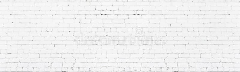White painted wide brickwork. Whitewashed old shabby exterior brick wall texture. Large light background. White painted wide brickwork. Whitewashed old shabby royalty free stock photos