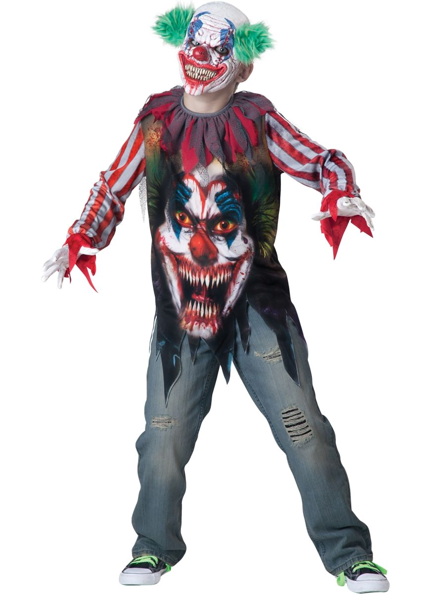 Образ клоуна на хеллоуин