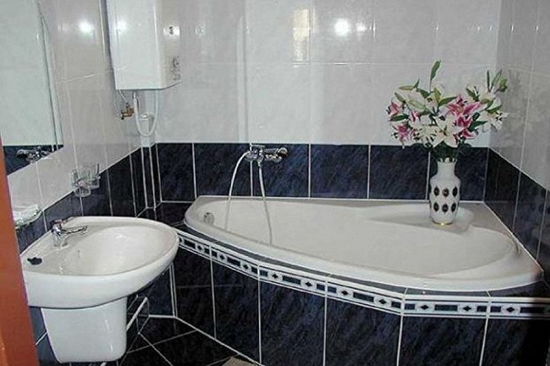 Дизайн интерьера ванной комнаты 2 кв.м. - фото