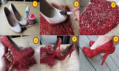 How-To-Make-Glitter-Shoes