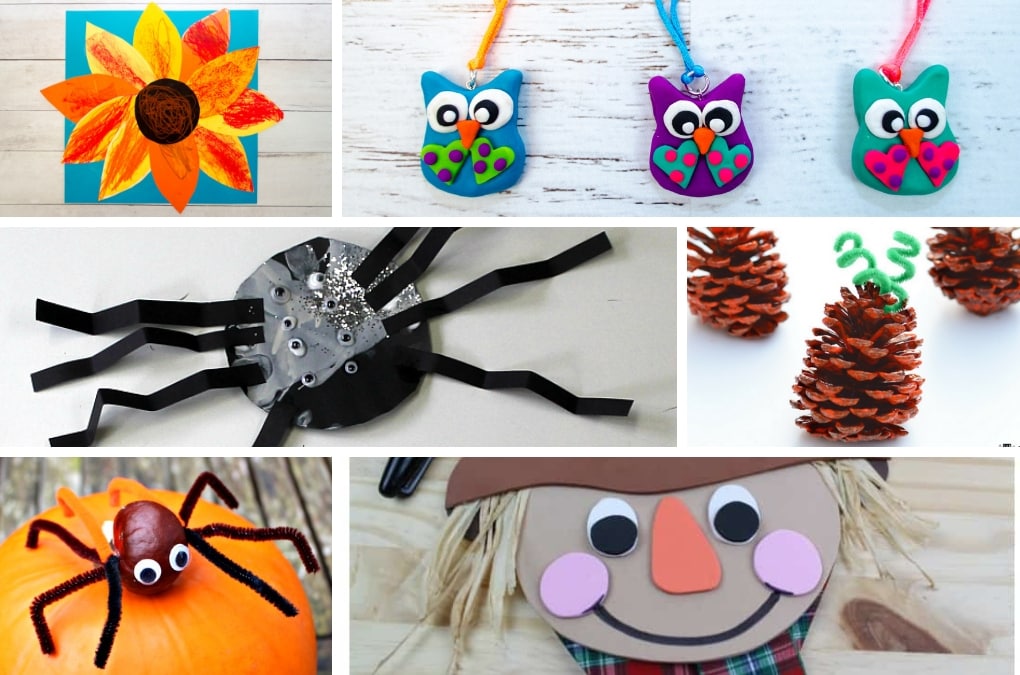 These autumn crafts for kids will inspire fun and creativity! Click through to find fall leaf crafts, pumpkin and apple crafts, fall decor crafts and more. 