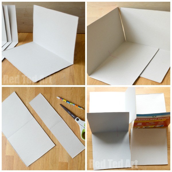 Cereal box foldable dolls house. #takealong #dollshouse #cerealbox #printable #box