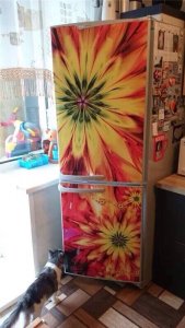 Декор старого холодильника своими руками - вторая жизнь техники!